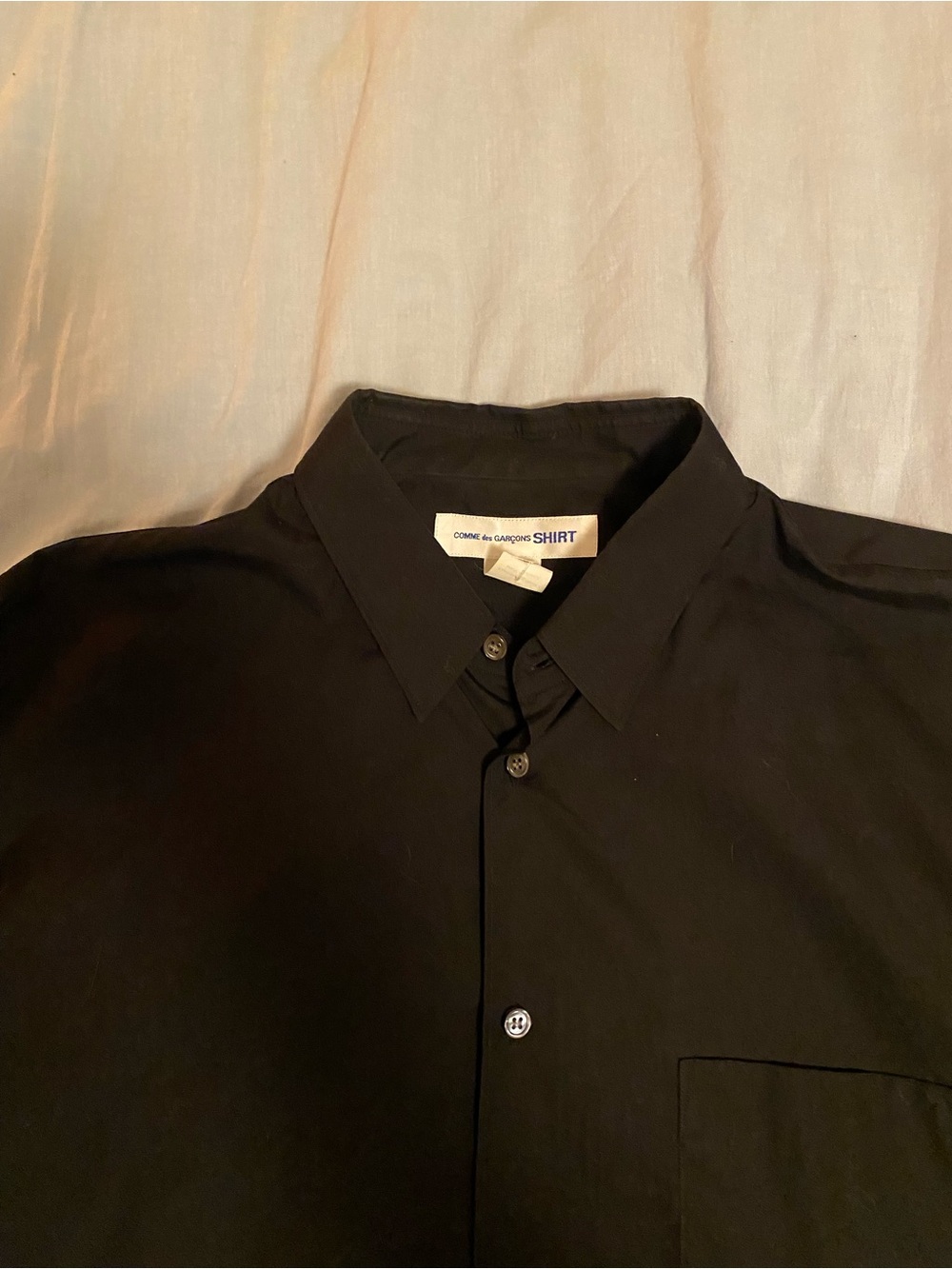 Comme des Garcons Shirt Black button-up